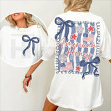 American Honey Coquette 4th of July Vintage Graphic Tee