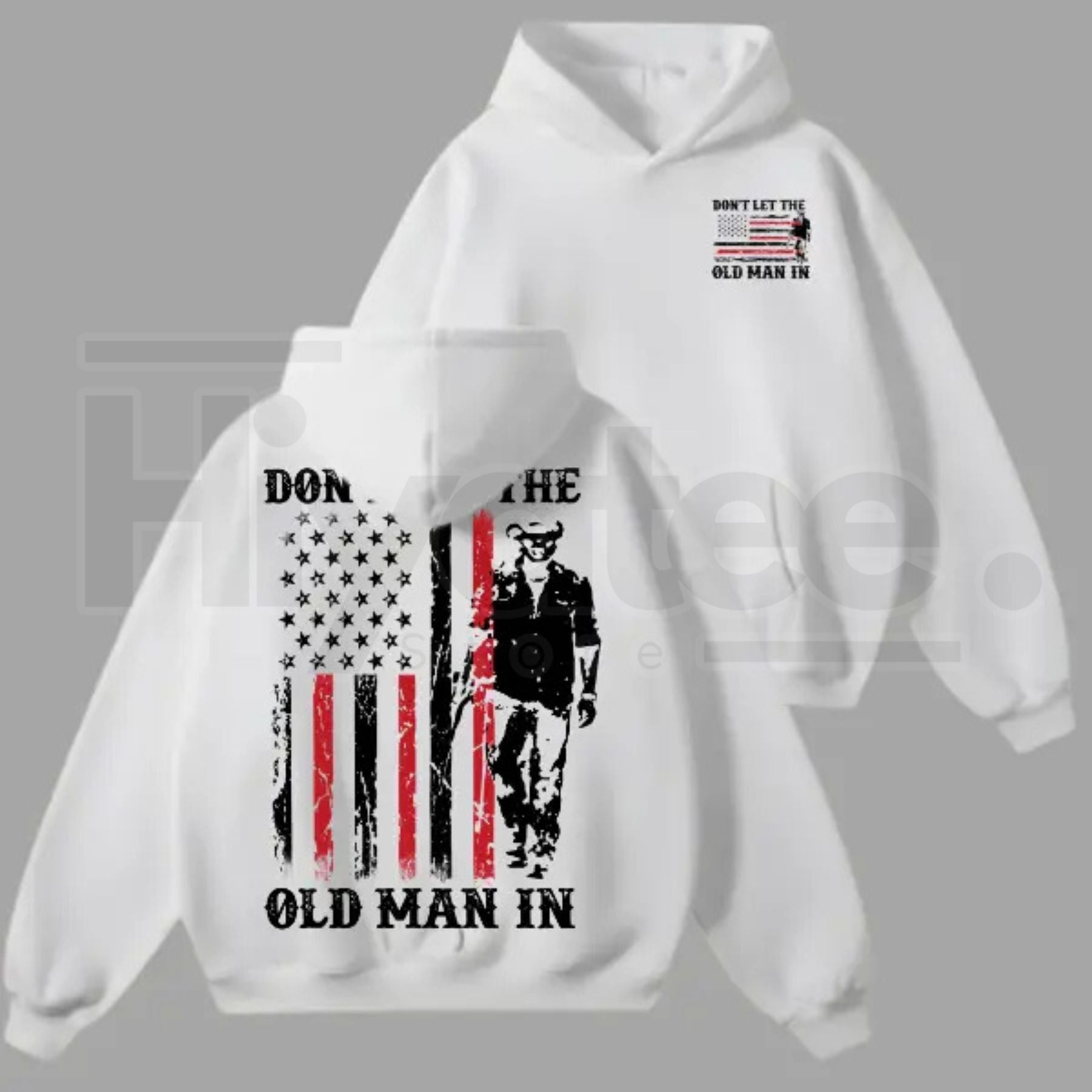 Don't Let the Old Man In Tribute Hoodie – Retro Country Music