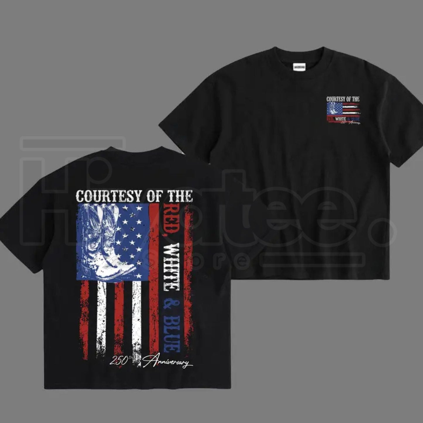 Courtesy of Red White & Blue 250th Anniversary Patriotic Tee