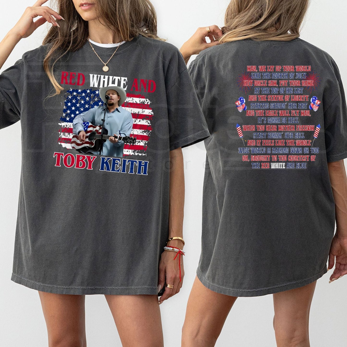 Courtesy of the Red White and Blue Patriotic Country Legend Tee
