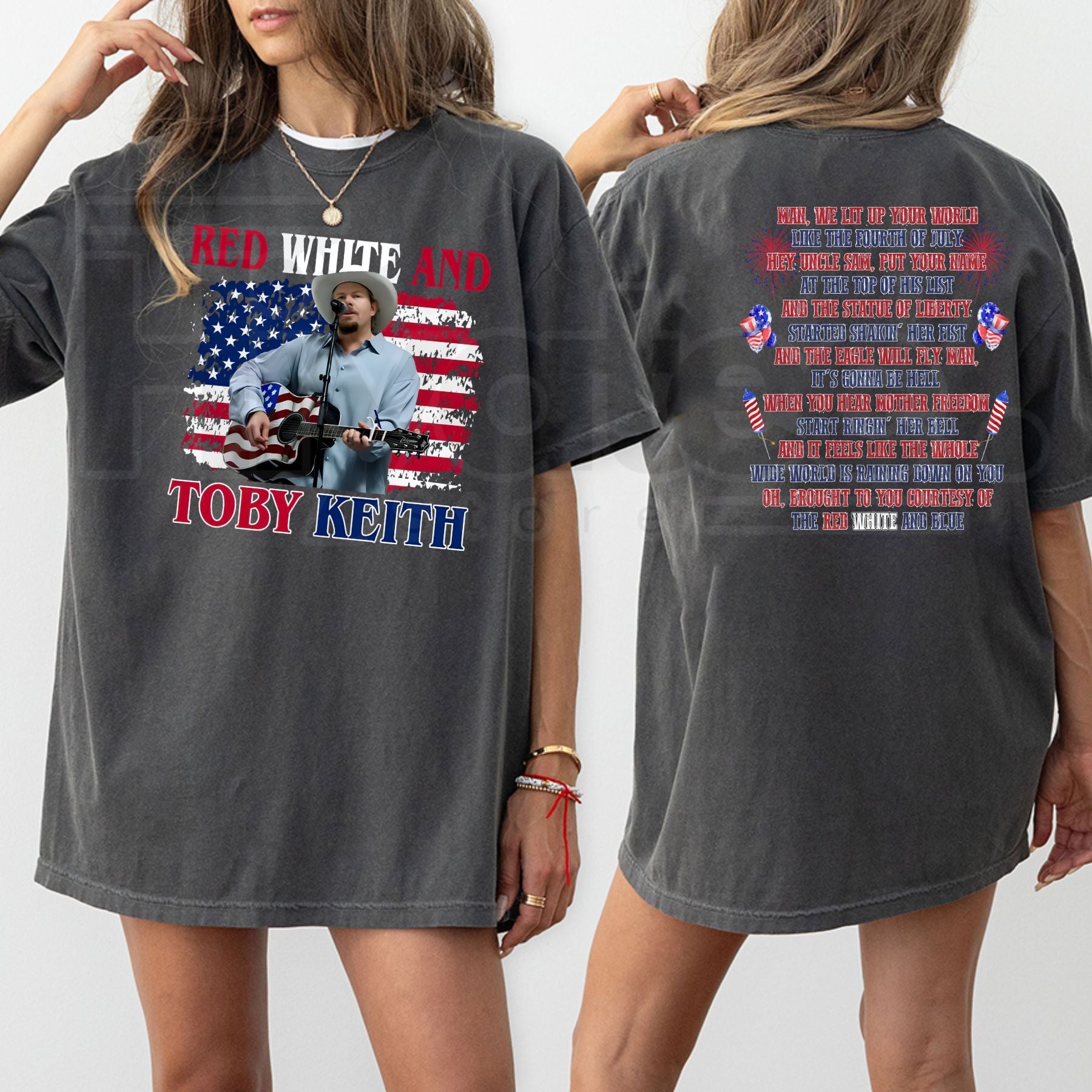 Courtesy of the Red White and Blue Patriotic Country Legend Tee