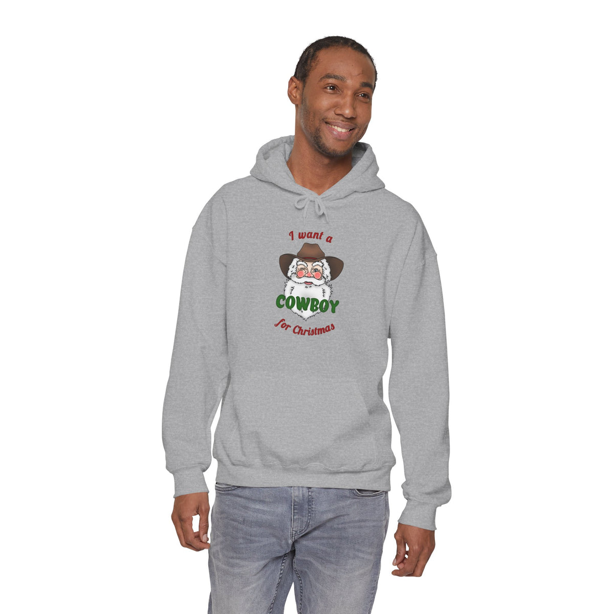 Cowboy Christmas Comfort Hoodie