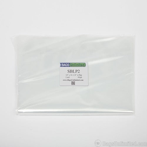 Bu Sblp2 LP Box Set Sleeve W/Flap Poly 50Cnt Clear - Bags Unlimited SBLP2 - 12 Inch LP Box Set Sleeve - Flap - 2 mil - 50 CNT (Clear)