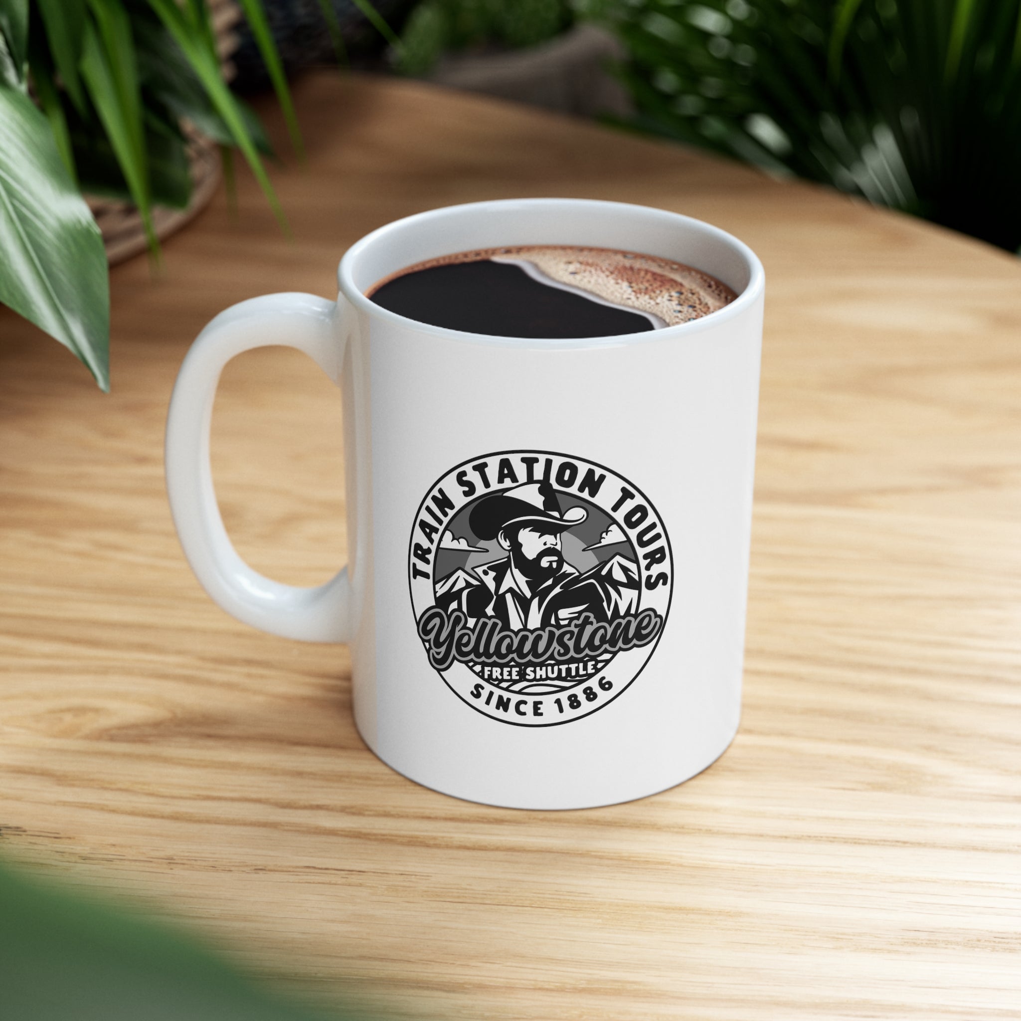 Yellowstone Train Station Tours Mug
