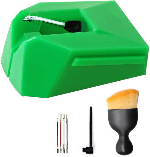 Audio Technica Atn95E Replacment Stylus for at95E - Audio Technica ATN95E Elliptical Stylus (Replacement Stylus for Phono Cartridge AT95E) (Green)