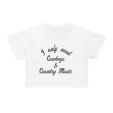 Cowboys & Country Crop Tee