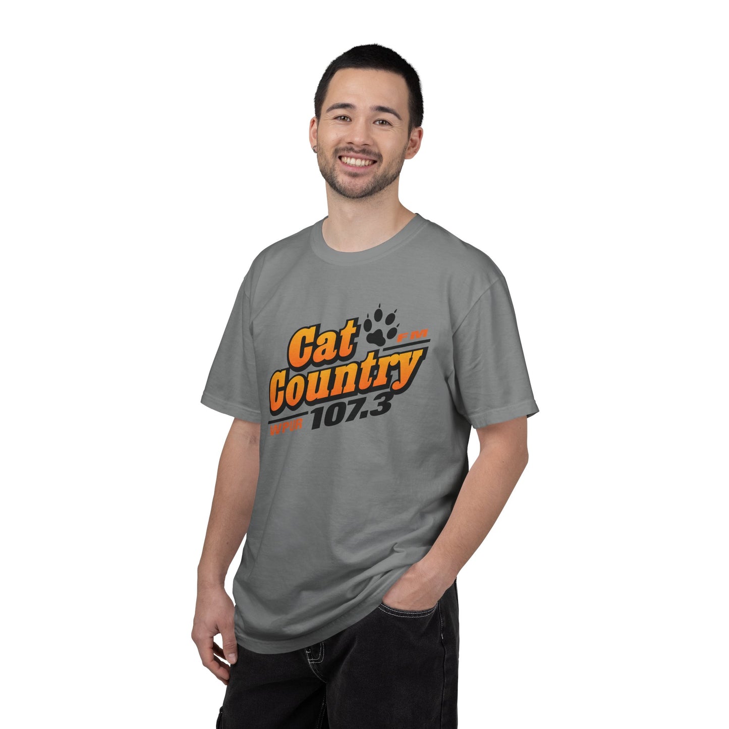 Cat Country 107.3 Unisex Garment-Dyed T-shirt