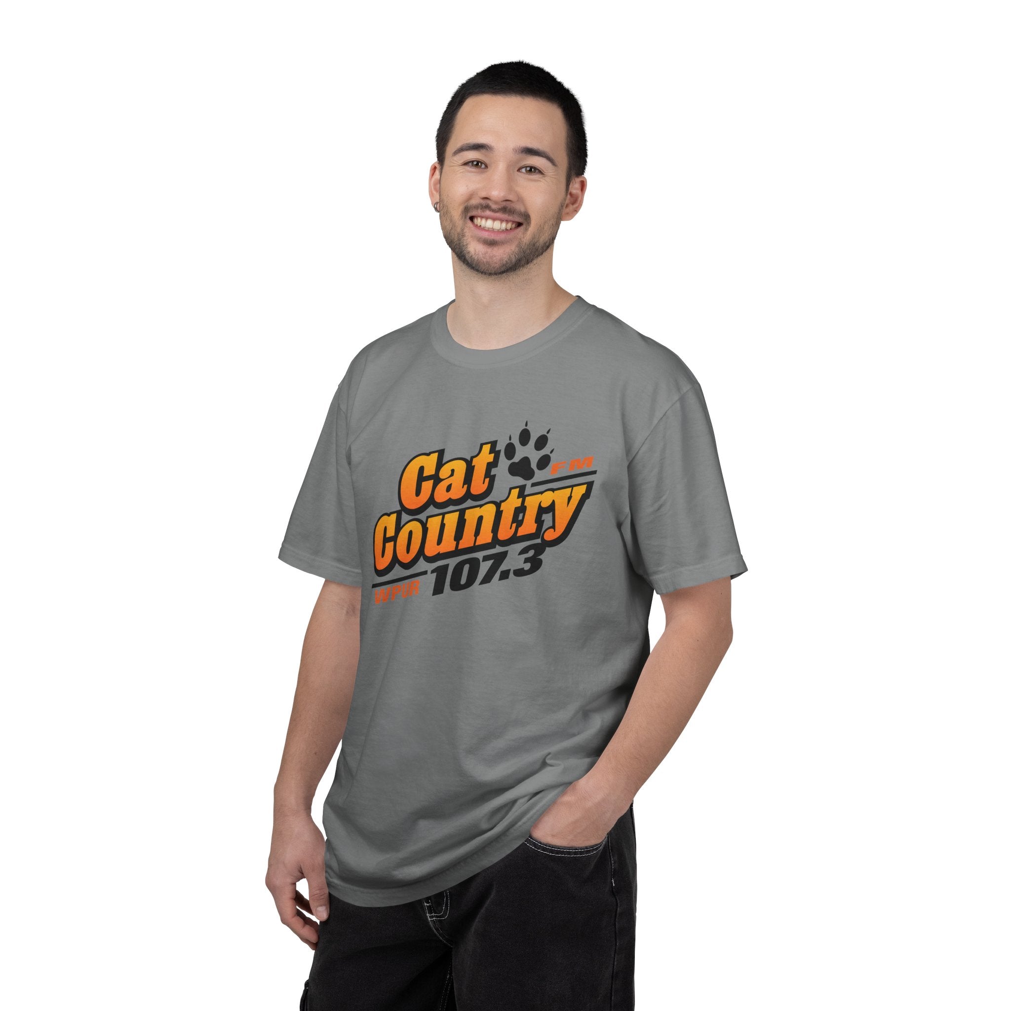 Cat Country 107.3 Unisex Garment-Dyed T-shirt