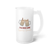 I'ma Need Some Eggnog Glasses Frosted Glass Beer Mug