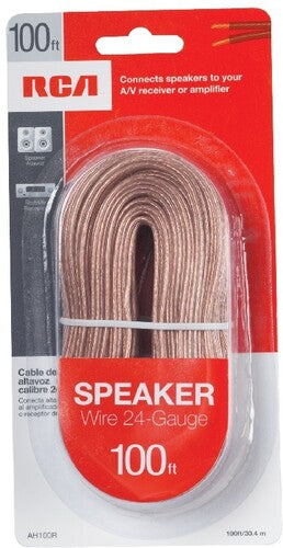 Rca Ah100R Speaker Wire 24 Guage 100 Foot - RCA AH100R Speaker Wire 24 Guage High Performance Wire 100 Foot