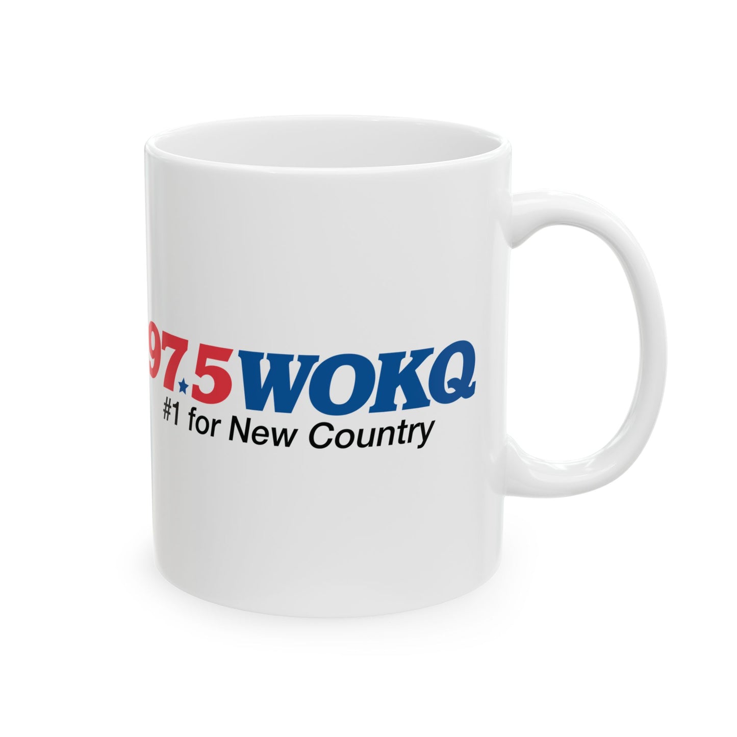 97.5 WOKQ Ceramic Mug, (11oz, 15oz)