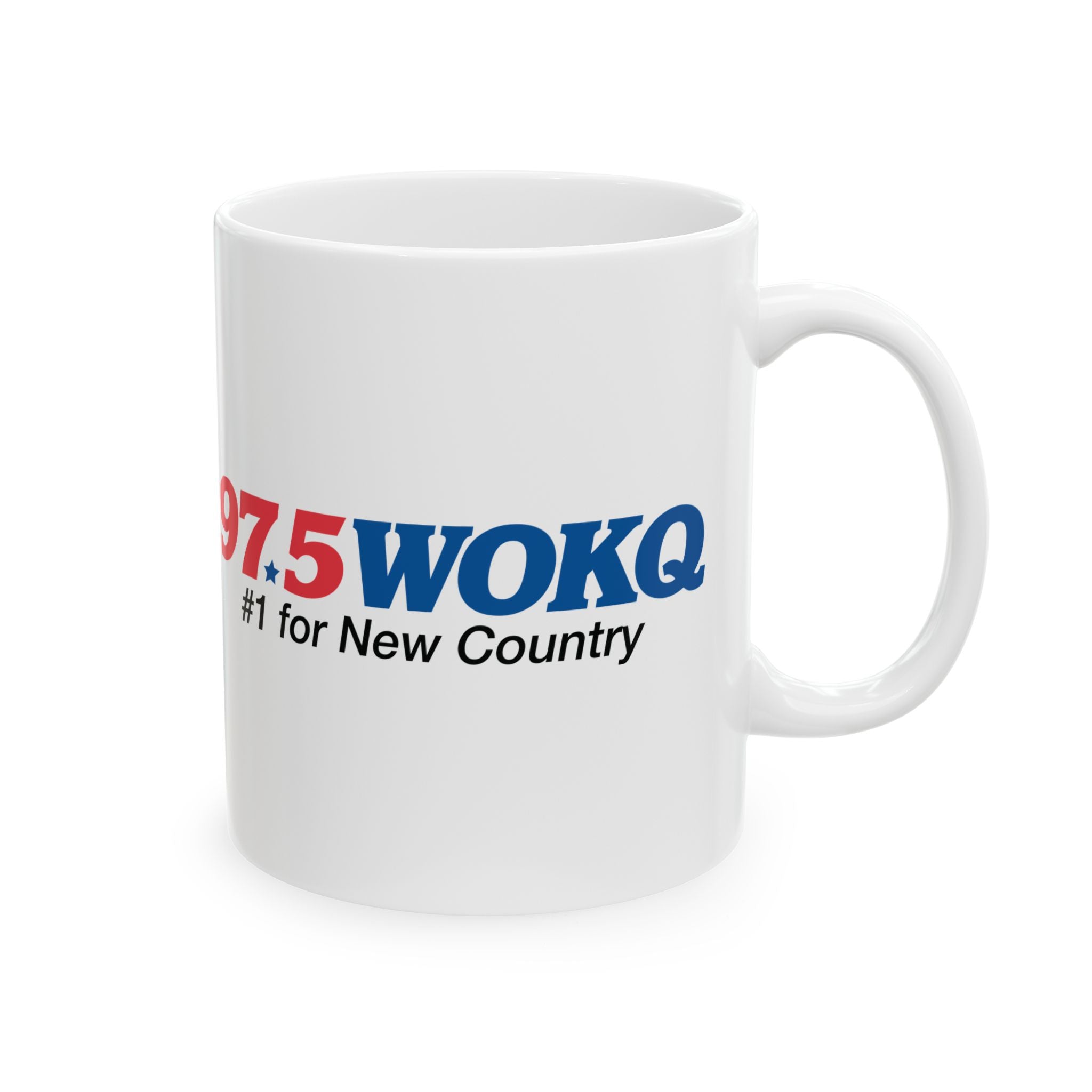 97.5 WOKQ Ceramic Mug, (11oz, 15oz)