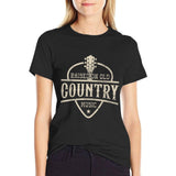 Raised on Old Country Music 80s 90s Vintage Southern Tee