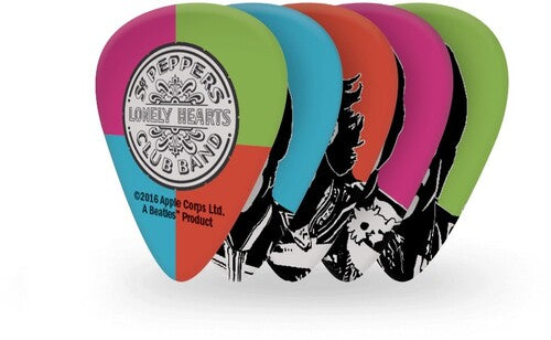Daddario 1Cwh4-10B6 Picks Med 10P Beatles Splhcb - D'Addario Signature 1CWH4-10B6 Picks Medium 10 Pack Beatles Sgt Peppers Lonely Hearts Club Band