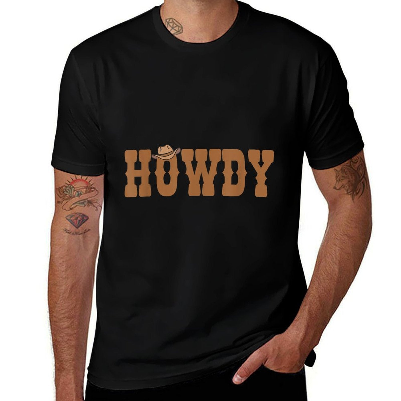 Howdy Rodeo Western Country Southern T-Shirt – 180GSM Cotton