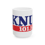 KNUE 101.5 Ceramic Mug, (11oz, 15oz)