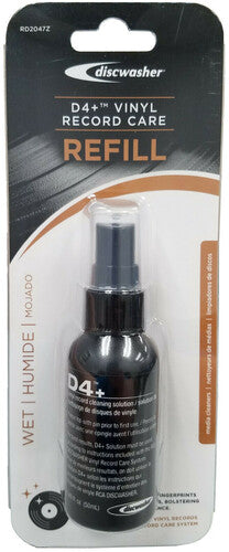 Discwasher rd20472 D4+ Vinyl Record Clnng Solution - Discwasher RD20472 D4+ Vinyl Record Cleaning Solution Refill .50 ML