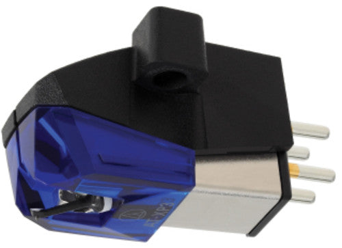 Audio Technica Atxp3DJ Crtrdg DJ Mvng Mgnt Blu Blk - Audio Technica AT-XP3 Conical Tip DJ Cartridge with Conical Bonded Stylus (Black/Blue)