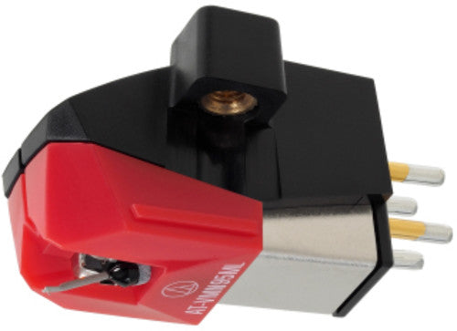 Audio Technica Atvm95Ml Cartridge Mvng Mgnt Red - Audio Technica AT-VM95ML Dual Moving Magnet Cartridge with Microlinear Stylus (Black/Red)