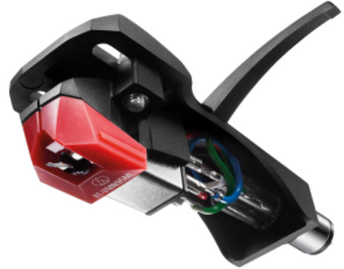 Audio Technica Atvm95Ml/H Hdshl Crtrdg Unv Red Blk - Audio Technica AT-VM95ML/H Headshell/Dual Moving Magnet Cartridge (Black/Red)