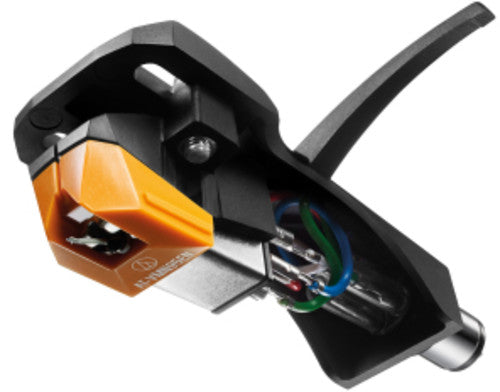 Audio Technica Atvm95En/H Hdshl Crtrdg Unv Ylw Blk - Audio Technica AT-VM95EN/H Headshell/ Dual Moving Magnet Cartridge (Black/Orange)