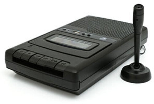 Gpo Crs132 Table Top Cassette Recorder Usb Black - GPO CRS132 USB Cassette Player Recorder