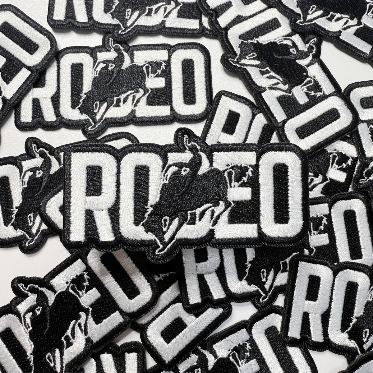 3.5" RODEO - Embroidered Hat Patch