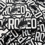 3.5" RODEO - Embroidered Hat Patch