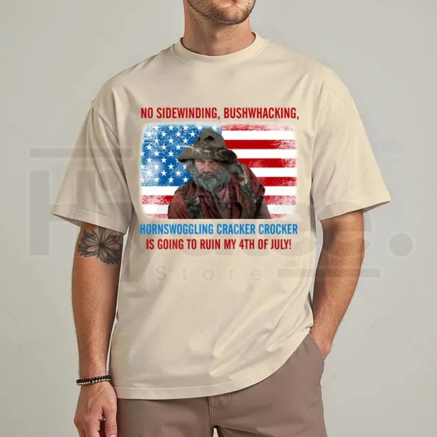 I'm Your Huckleberry Western 250th USA Anniversary Graphic Tee