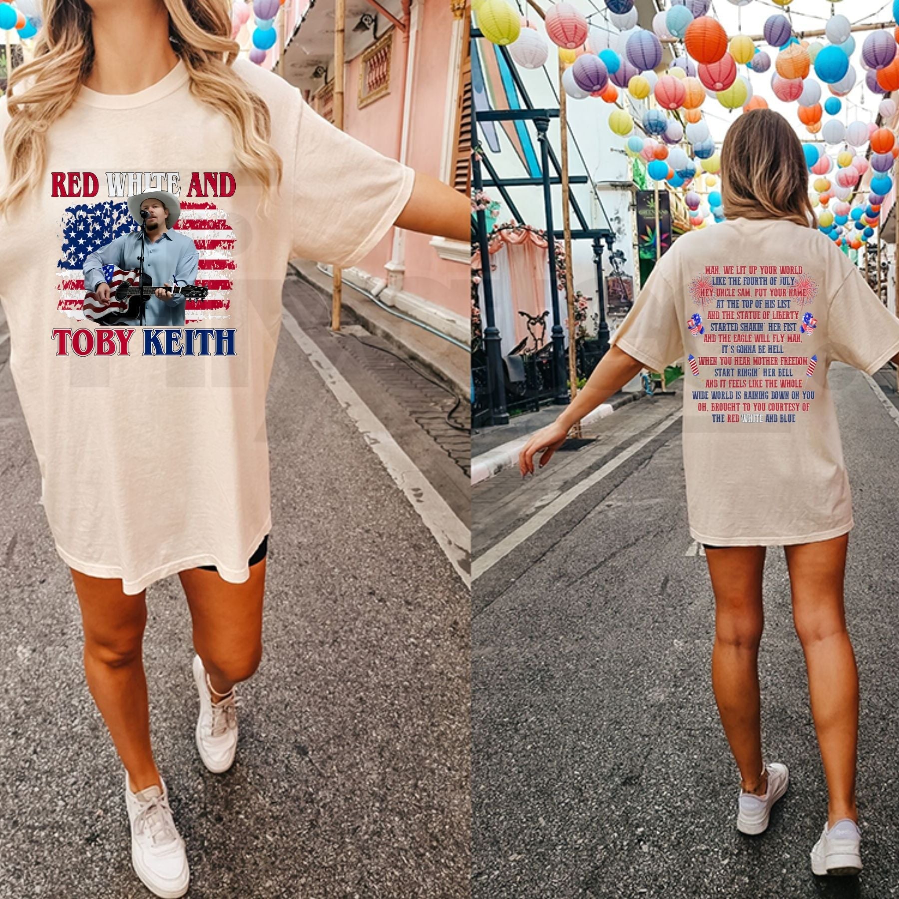 Courtesy of the Red White and Blue Patriotic Country Legend Tee