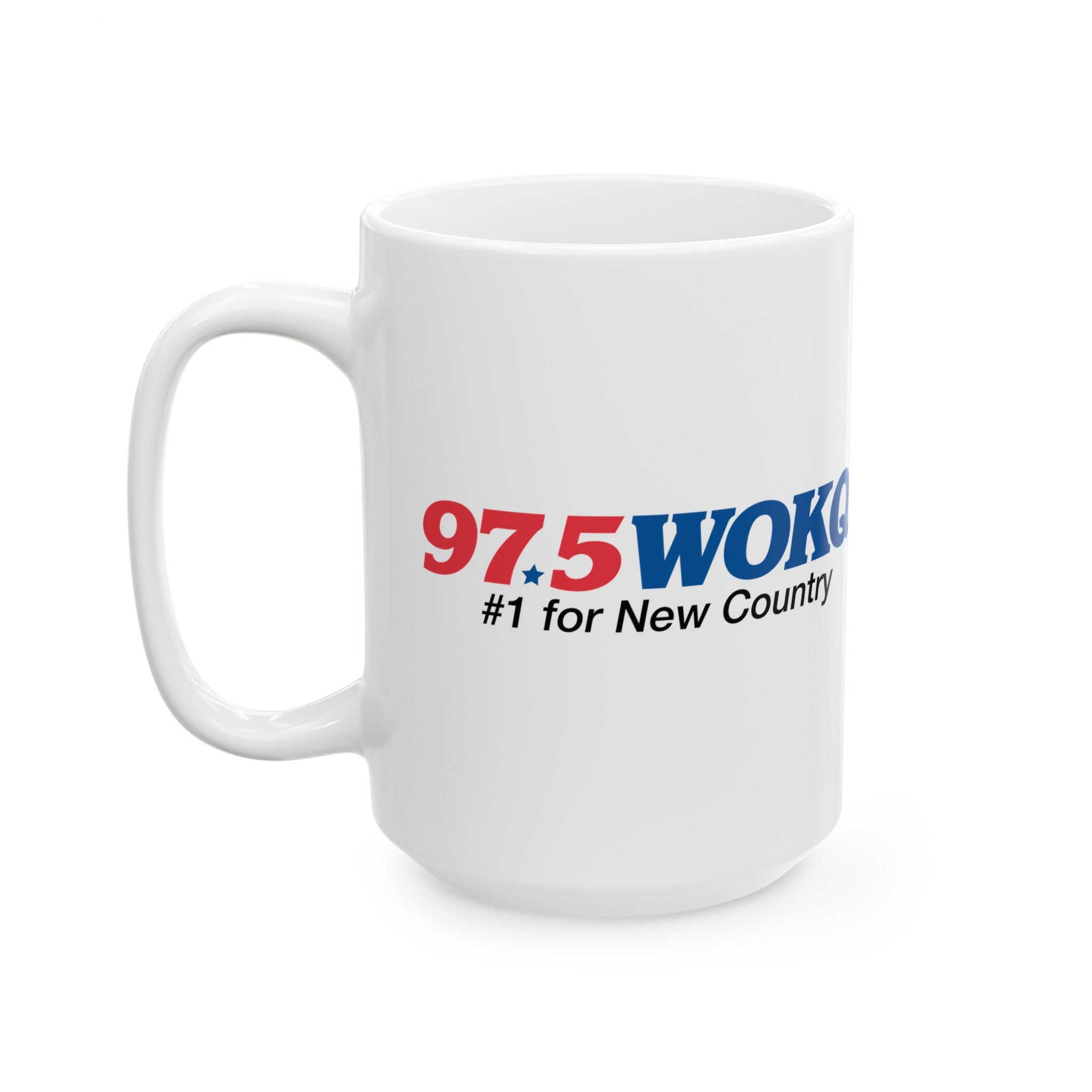 97.5 WOKQ Ceramic Mug, (11oz, 15oz)