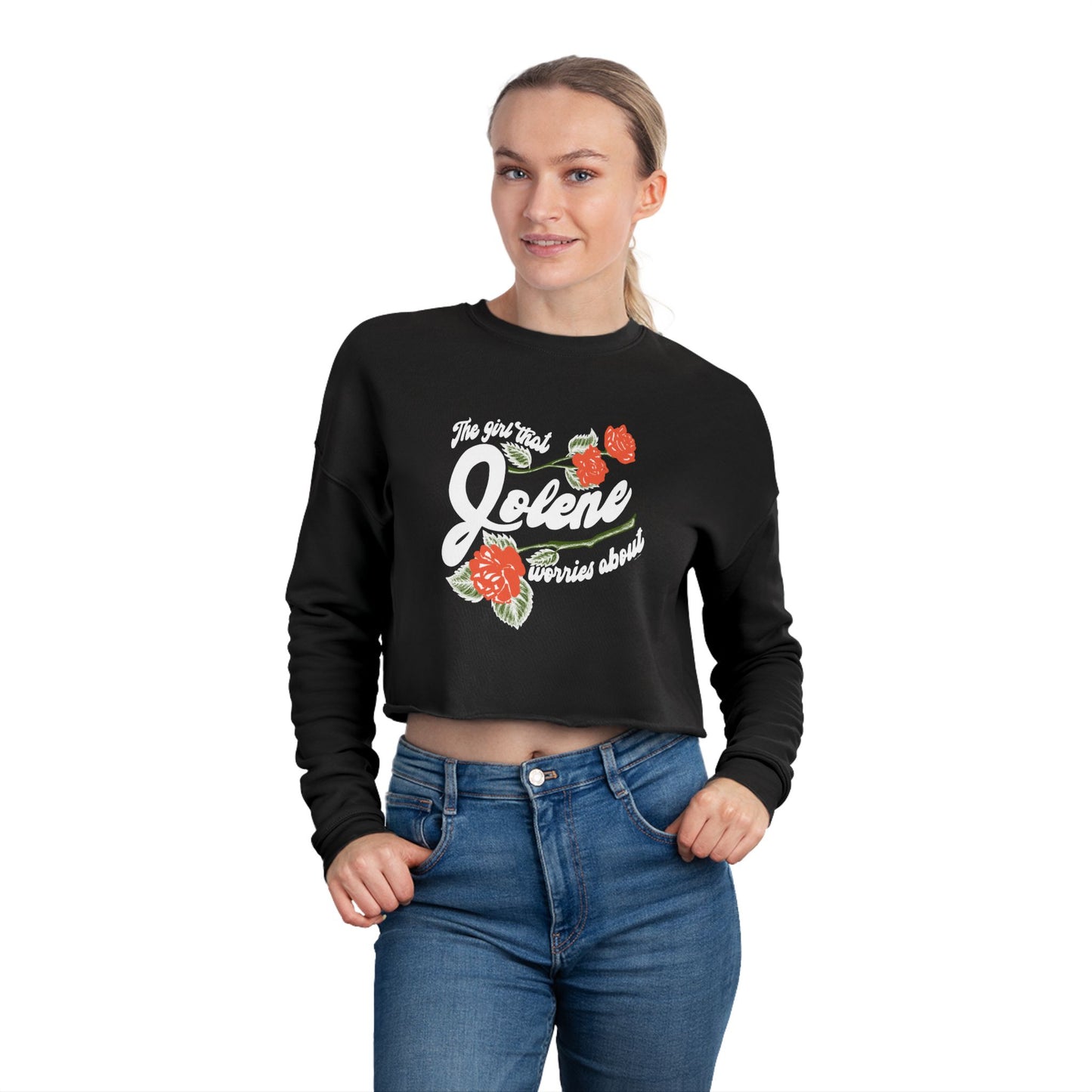 Girl That Jolene Cropped Sweatshirt