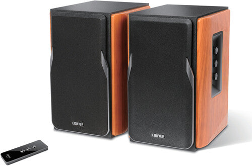 Edifier R1380T 2.0 Bookshelf Speakers 42 Watts Brw - Edifier R1380T 2.0 Bookshelf Speakers 42 Watts (Brown)
