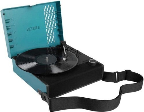 Victrola Vsc750sbblu Rev Go Prtbl Turntable Blue - Victrola VSC-750SB-BLU Revolution GO Portable Record Player: Blue