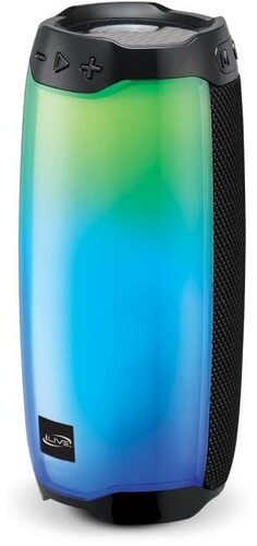 Ilive Isb212Blk Bt Party Speaker Rechargable Blk - iLive ISB212BLK Bluetooth Party Speaker Rechargeable with LED Lights (Black)
