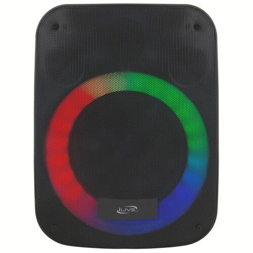 Ilive Isb273B Wave Bt Speaker 20 Watt Mic Blk - iLive ISB273B Wave Bluetooth Speaker 20 Watt Rechargeable With Mic (Black)