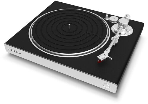 Victrola Vpt2500Bsl Carbon Bt Hi-Res Trntbl Bk/Slr - Victrola VPT-2500-BSL Carbon Bluetooth Hi-Res Audio Turntable (Black/Silver)