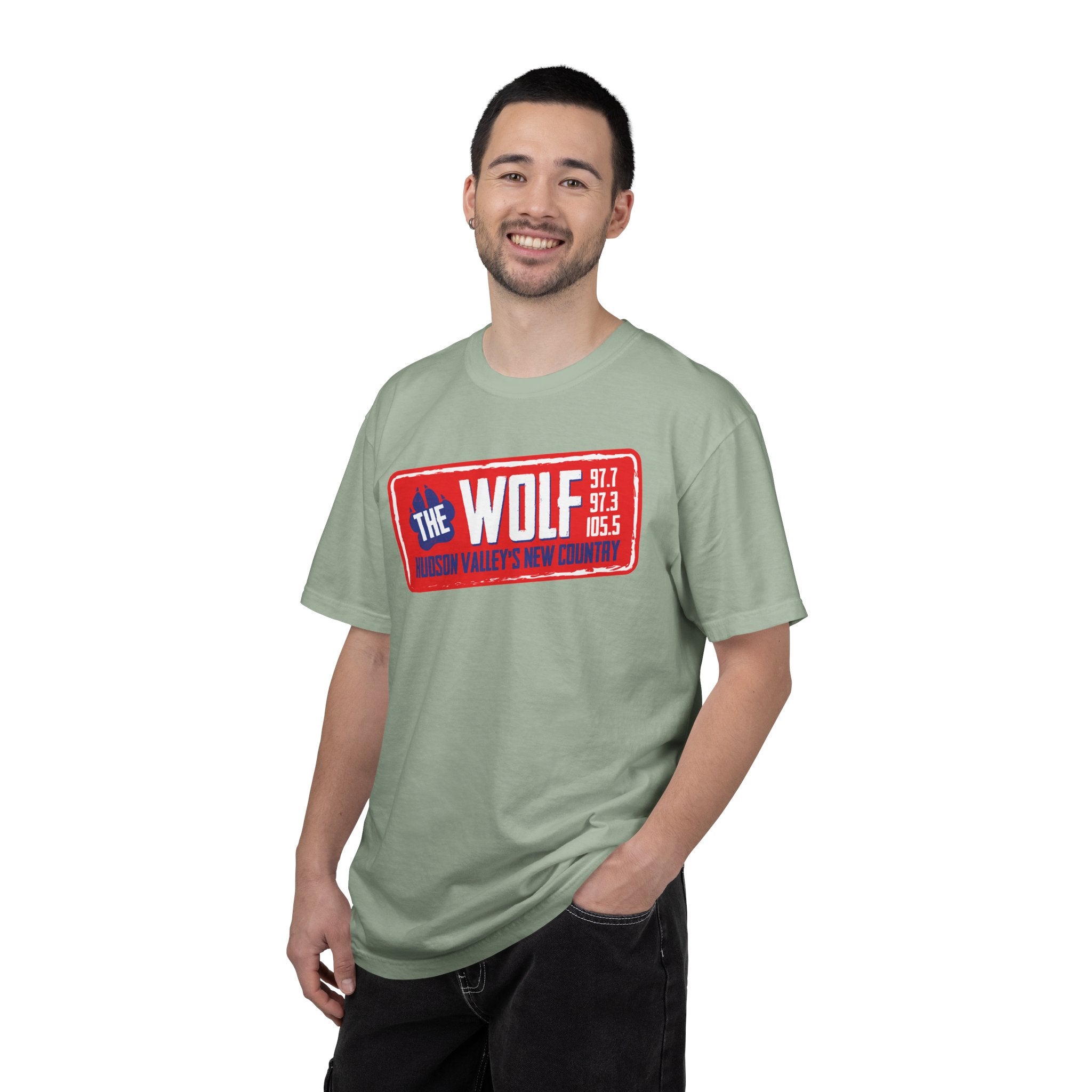 97.7/97.3 The Wolf Unisex Garment-Dyed T-shirt