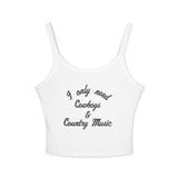 Cowboys & Country Spaghetti Strap Tank Top