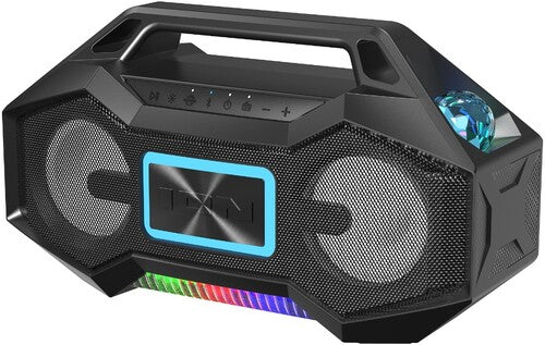 Ion Isp147 Party Rocker Go Prtbl Bt Spk 60W Blk - Ion iSP147 Party Rocker Go Portable Bluetooth Speaker - IPX5 - FM Radio - 60W (Black)