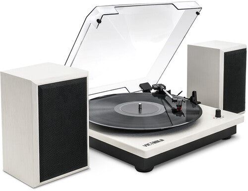 Victrola VM-135 Montauk Bluetooth Turntable System with Speakers (Black)