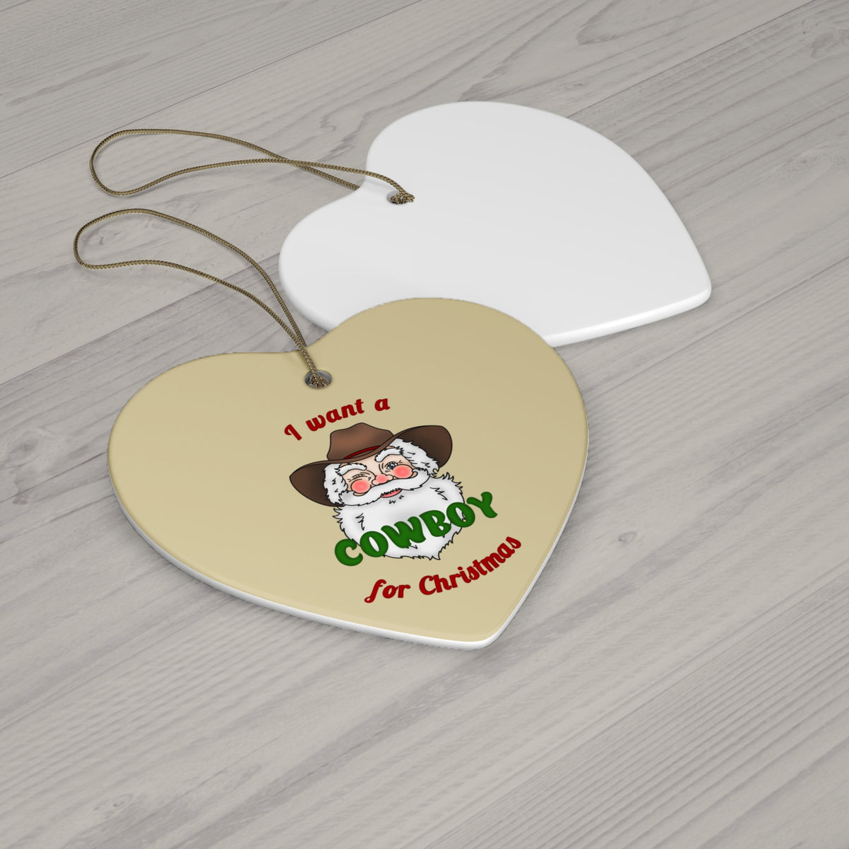Cowboy Christmas Ornament