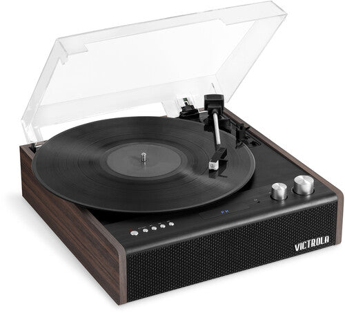 Victrola Vta72Esp Eastwood Bt Trntbl Spkr Espresso - Victrola VTA-72-ESP The Eastwood Hybrid Turntable - Speakers (Espresso)