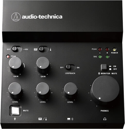 Audio Technica at-Umx3 Streaming Usb Audio Mixer - Audio Technica AT-UMX3 Livestreaming USB Audio Mixer (Black)
