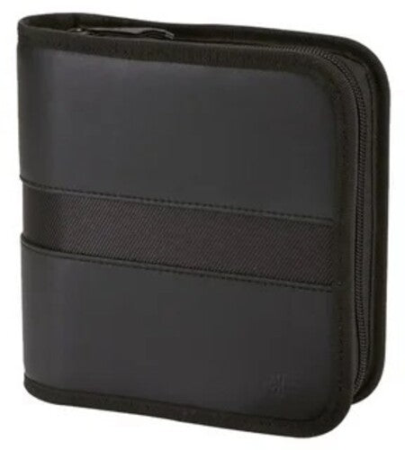 Case Logic Ekw-28 CD/DVD Media Wallet 28 Black - Case Logic EKW-28 CD/DVD MEDIA WALLET Faux Leather 28 Disc Capacity Black