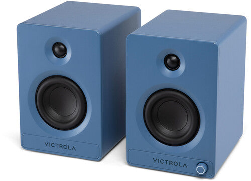 Victrola VPS-400- VPS-400-BLK Tempo Bluetooth Bookshelf Speaker (Pair) (Black)