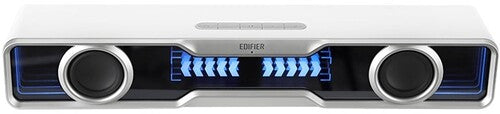 Edifier Qs30 Bt Tabletop Soundbar Halo Lights Wht - Edifier QS30 Bluetooth Tabletop Soundbar with Halo lights (White)