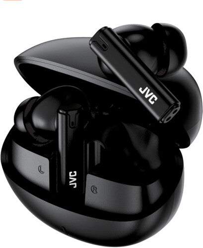 Jvc Ha-D6Tb Bluetooth True Wireless Earbuds Black - JVC HA-D6TB Bluetooth 5.4 True Wireless Earbuds with Charging Case (Black)