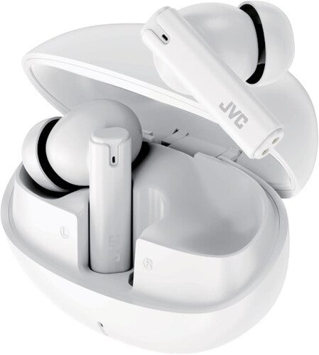 Jvc Ha-D6Tw Bluetooth True Wireless Earbuds White - JVC HA-D6TW Bluetooth 5.4 True Wireless Earbuds With Charging Case (White)