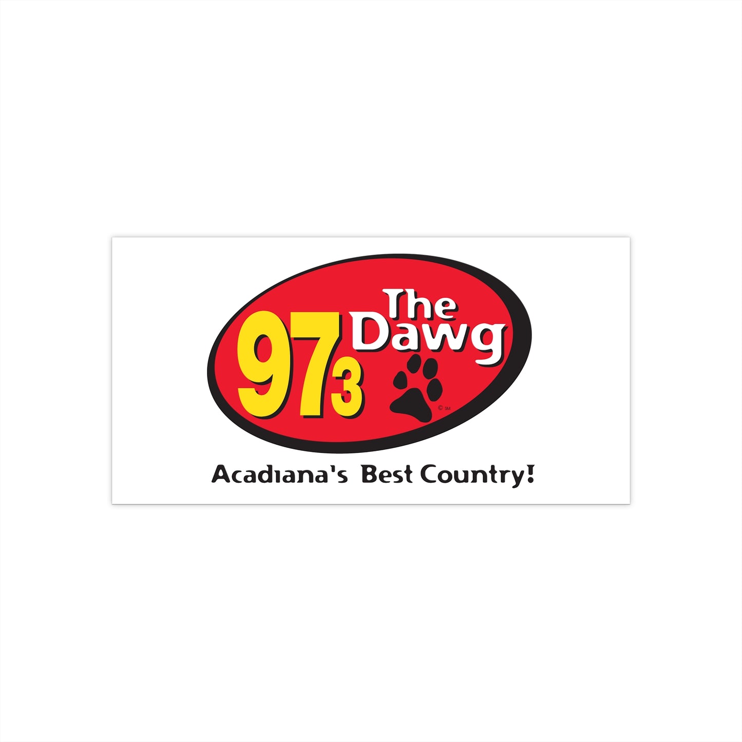 97.3 The Dawg Bumper Stickers